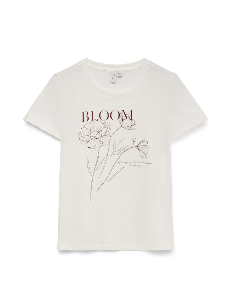 Vmjiliada S/s T-shirt Jrs Btq - Wit