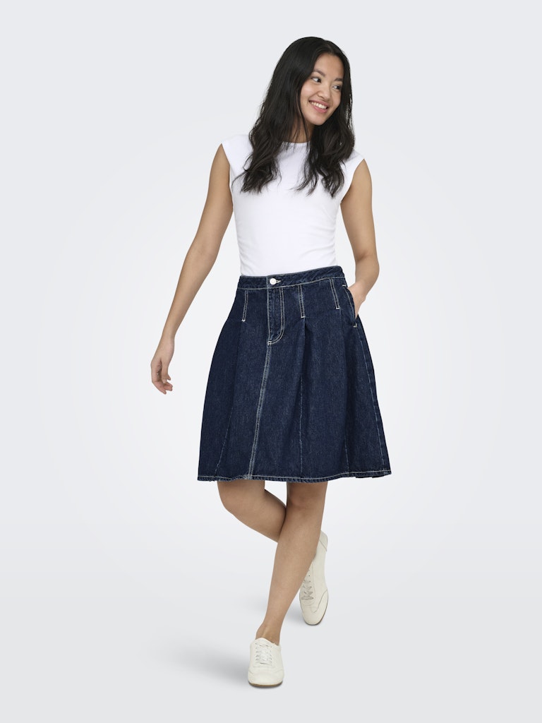 Onlmira Capsl Ruching Top Jrs Noos - Wit