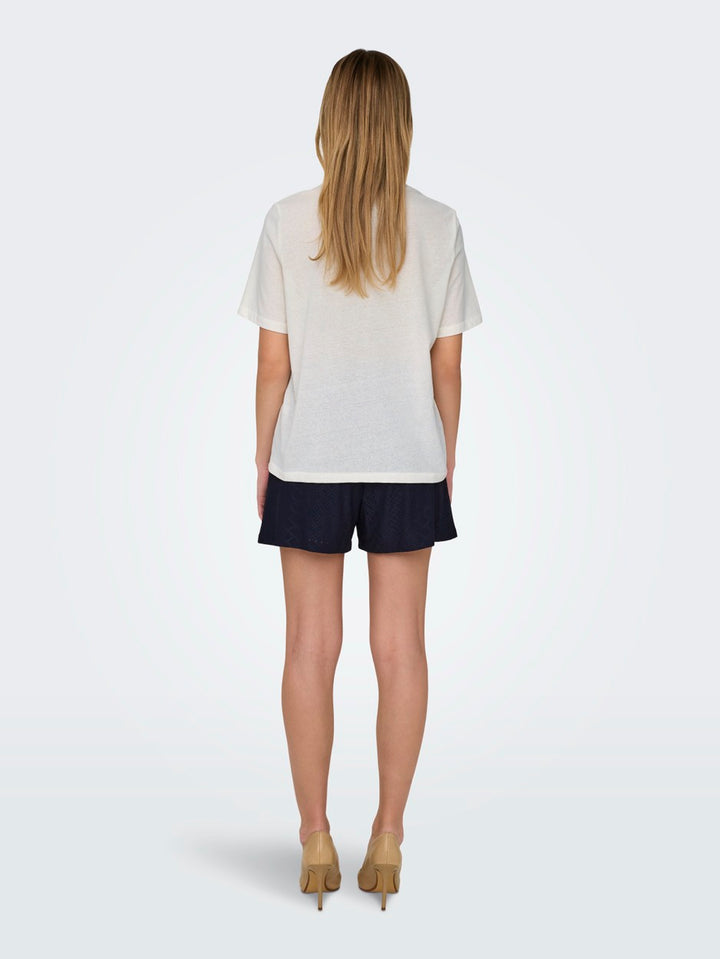 Onlblinis Life S/s Fruit Top Box Jrs - Off-white