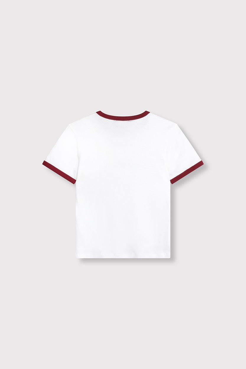 Ringer T-shirt - Off-white