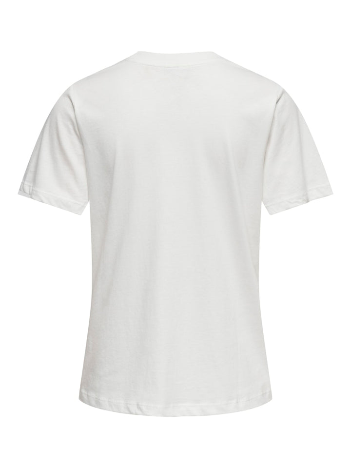 Jdypisa S/s Print Top Jrs Noos - Off-white