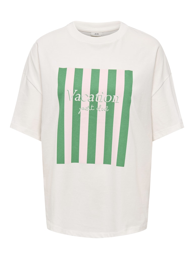 Jdycarla S/s Oversize T-shirt Jrs - Off-white