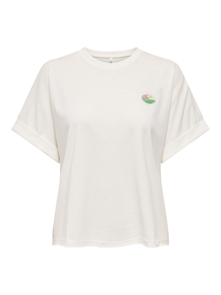 Onlminna S/s Top Cs Pr Jrs - Off-white