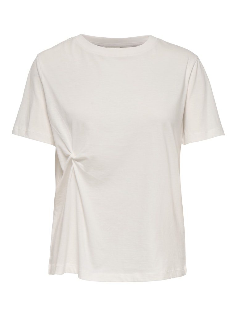 Jdygaisa S/s Knot Top Jrs - Off-white