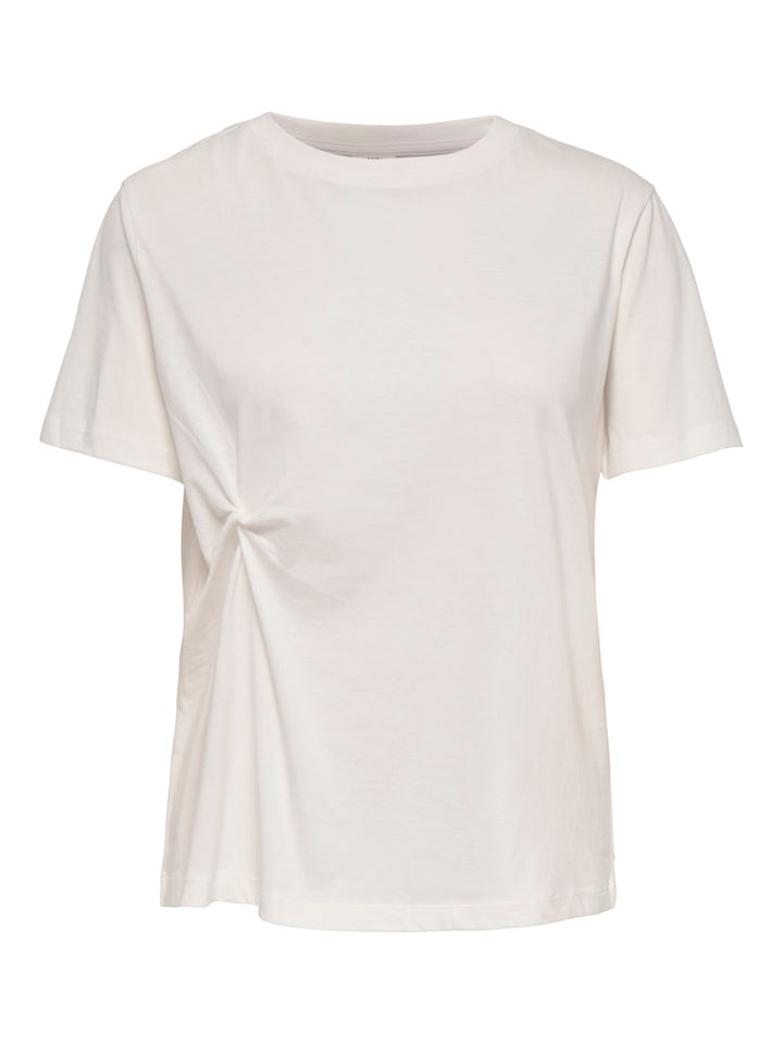 Jdygaisa S/s Knot Top Jrs - Off-white