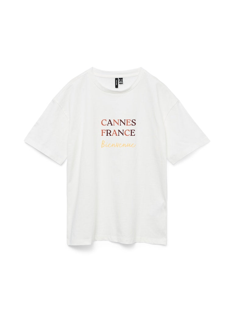 Vmsara Mia Ss Top Box Jrs Ga - Off-white