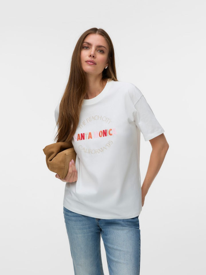 Vmsara Mia Ss Top Box Jrs Ga - Off-white