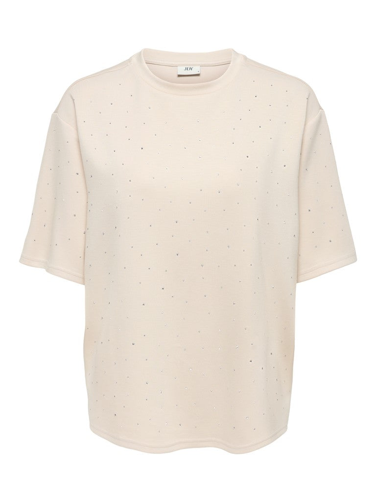 Jdynila S/s T-shirt Jrs - Beige