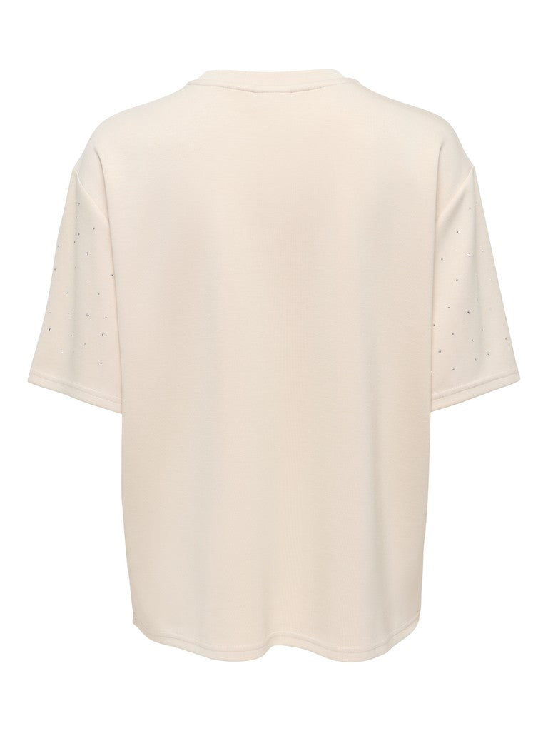 Jdynila S/s T-shirt Jrs - Beige