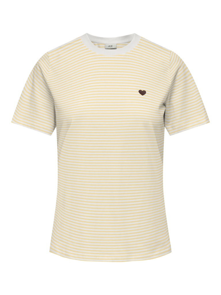 Jdypisa S/s Print Top Jrs Noos - Ecru Dessin