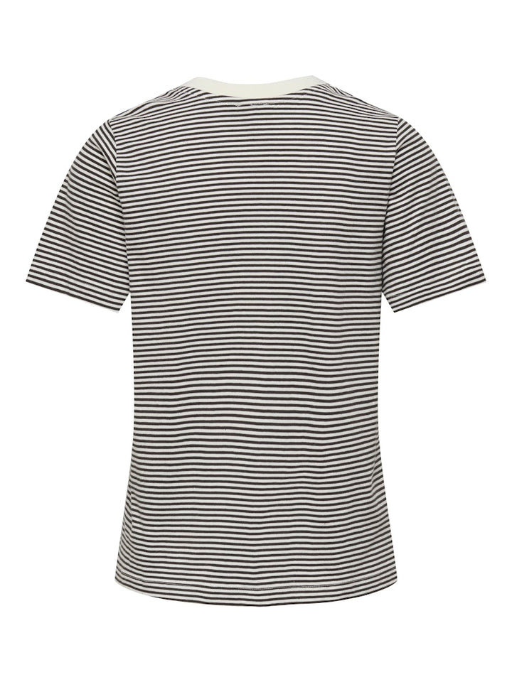 Jdypisa S/s Print Top Jrs Noos - Ecru Dessin