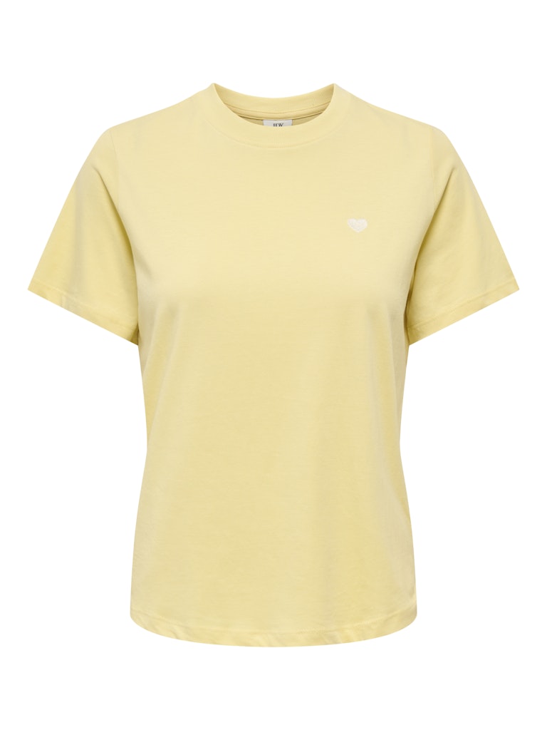 Jdypisa S/s Print Top Jrs Noos - Geel