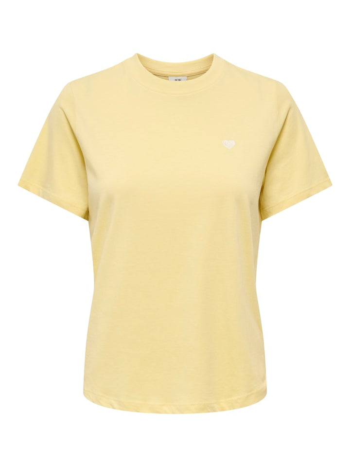 Jdypisa S/s Print Top Jrs Noos - Geel