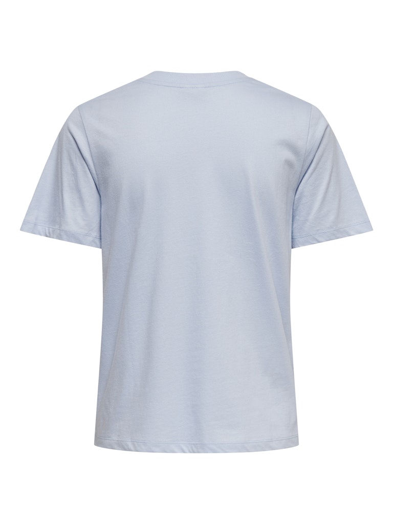 Jdymay Pisa S/s Print Top Jrs - Lichtblauw