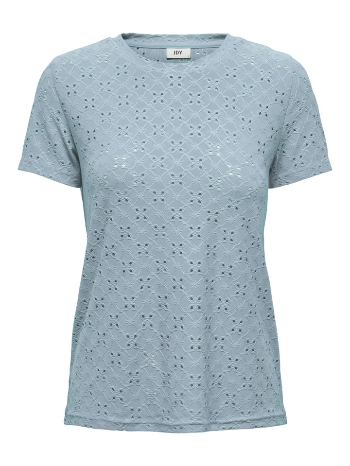 Jdycathinka S/s Tag Top Jrs Noos - Lichtblauw