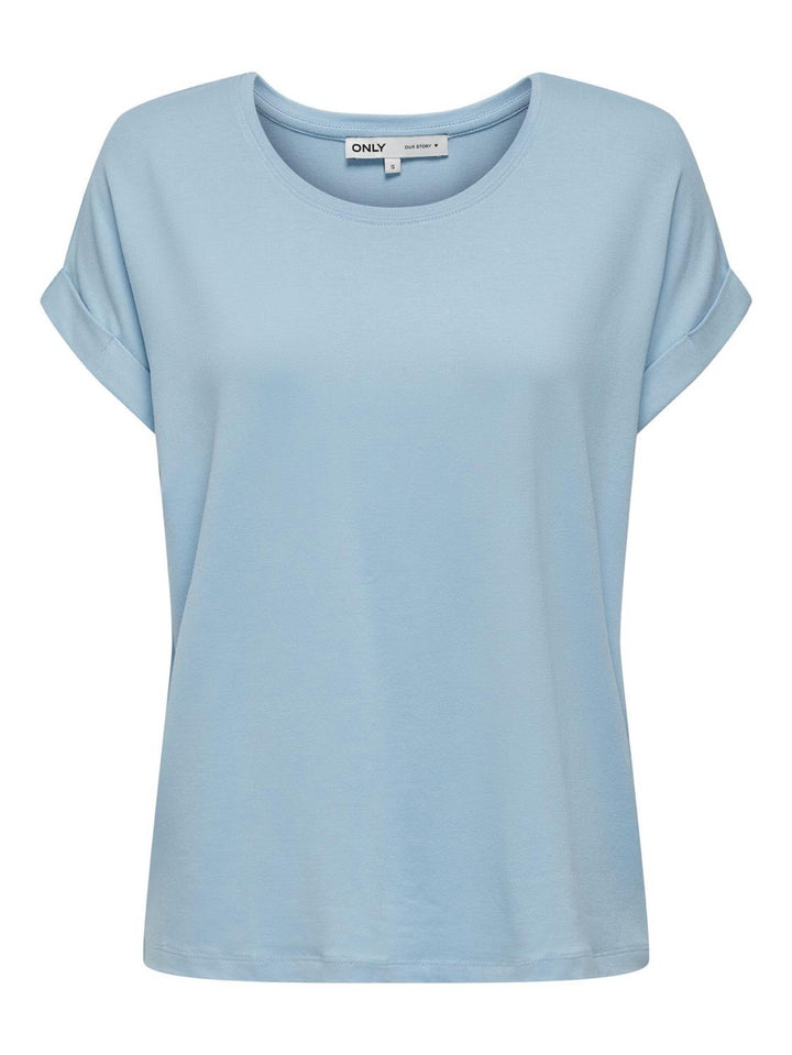 Onlmoster S/s O-neck Top Noos Jrs - Lichtblauw