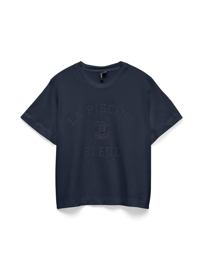 Vmciara Mette Ss Top Box Jrs Noos - Navy