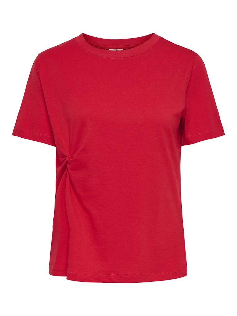 Jdygaisa S/s Knot Top Jrs - Rood