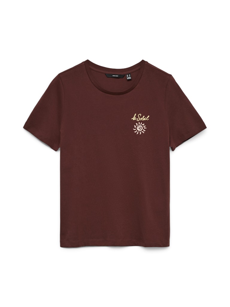 Vmlise Olly Ss Top Box Jrs - Bordeaux