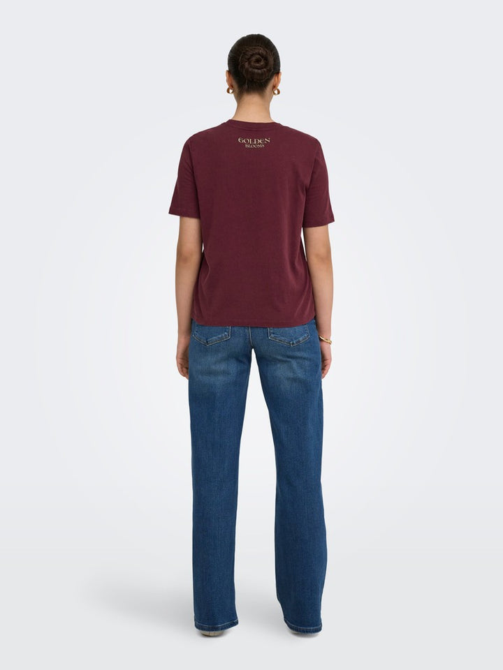Onllucy Monja Ss Top Jrs Noos - Bordeaux