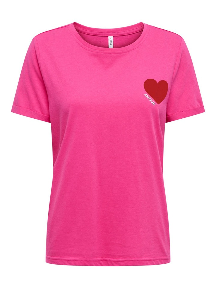 Onlvica S/s Fold Up Velvet Top Box Ccjrs - Roze