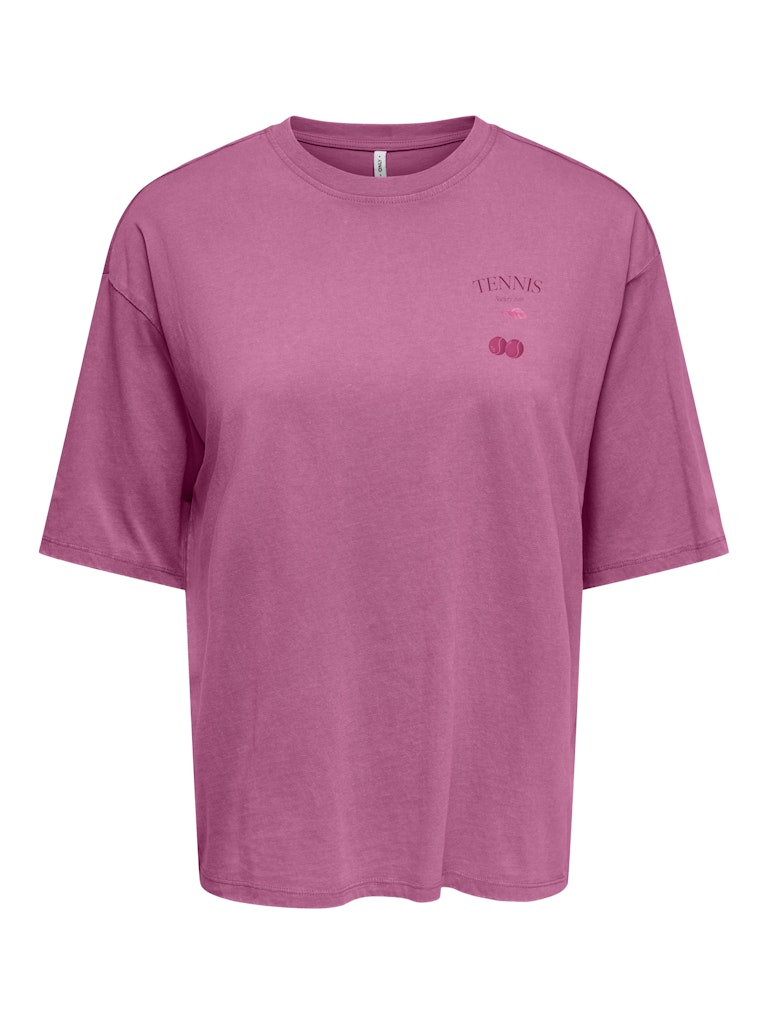 Onlshania S/s Print Top Box Jrs - Roze