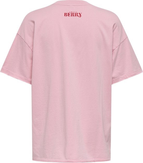 Onlkinna Life S/s Oversize Top Box Jrs - Roze
