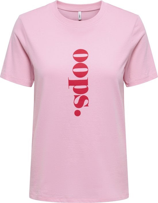 Onlcelina Life Reg S/s Top Box Cc Jrs - Roze