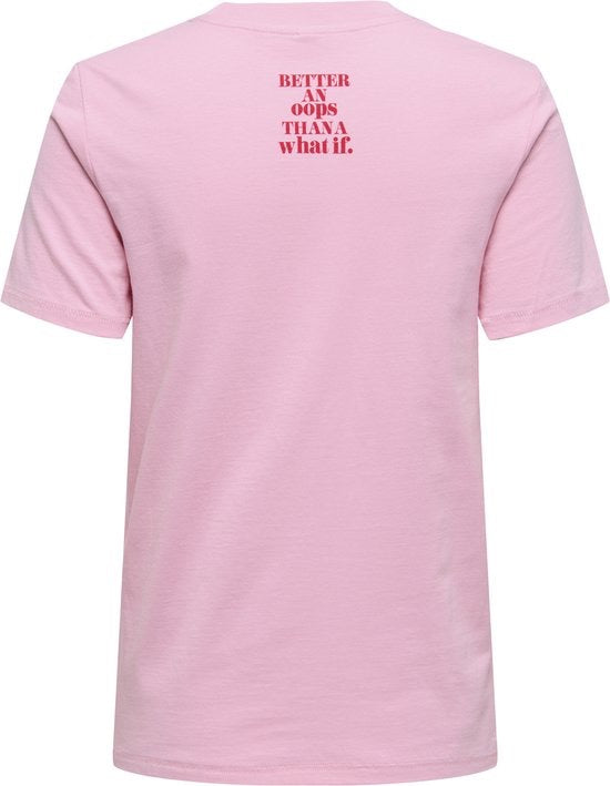 Onlcelina Life Reg S/s Top Box Cc Jrs - Roze