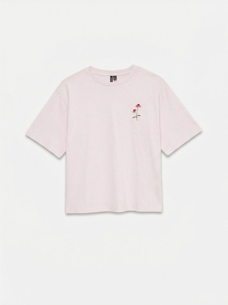 Vmpaulina Thea Ss T-shirt - Licht Roze