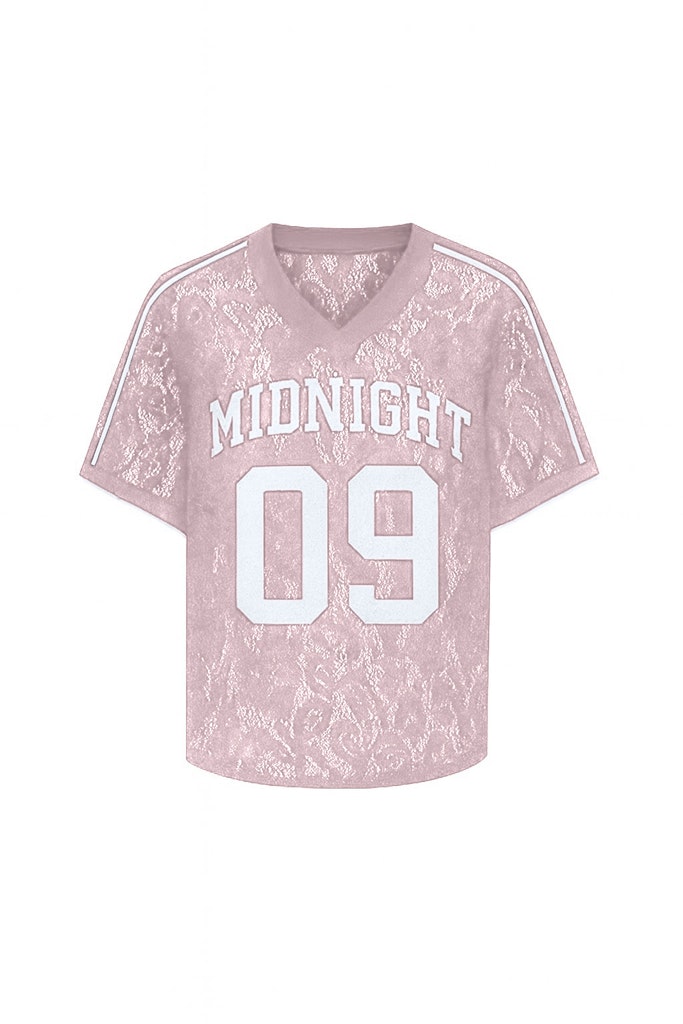 Onljules S/s Lace Top Wvn - Licht Roze