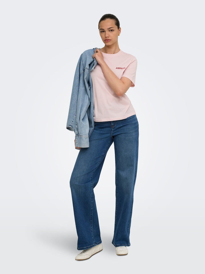 Onllucy Monja Ss Top Jrs Noos - Licht Roze