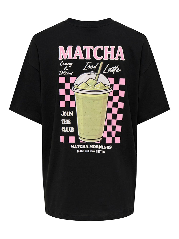 Onlrita S/s Printed Tee Cs Jrs - Zwart