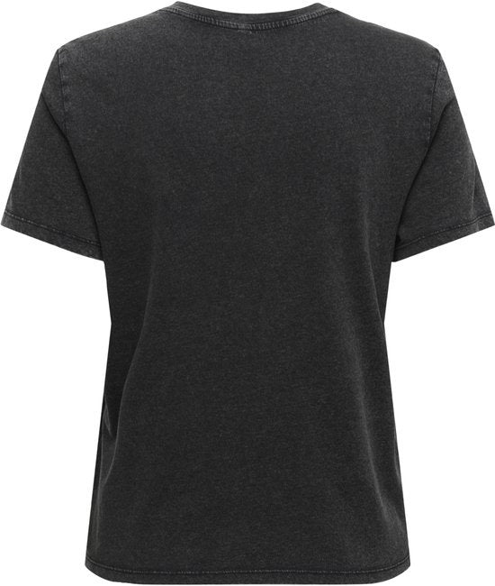 Onllucy Life S/s Emb. Top Box Cc Jrs - Zwart