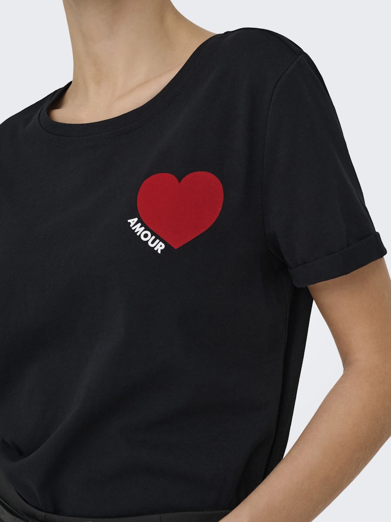 Onlvica S/s Fold Up Velvet Top Box Ccjrs - Zwart