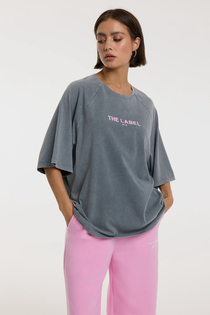 Raglan T-shirt - Antraciet