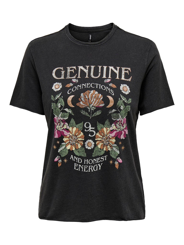 Onllucy Reg S/s Top Jrs Noos - Antraciet