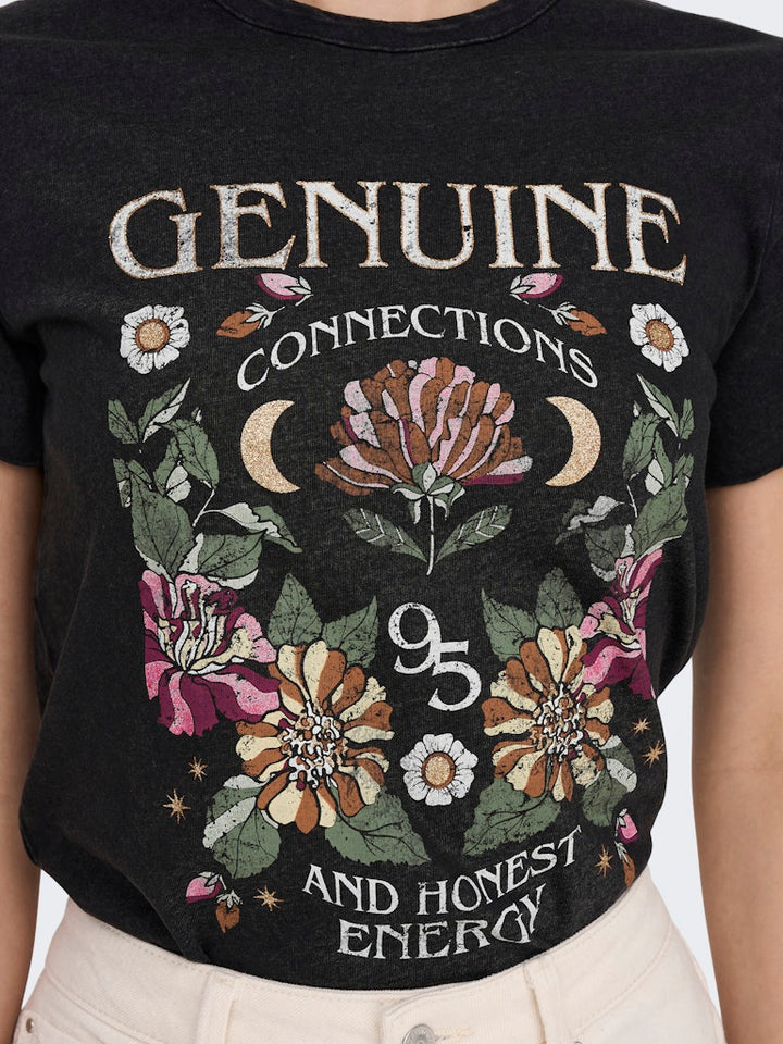 Onllucy Reg S/s Top Jrs Noos - Antraciet