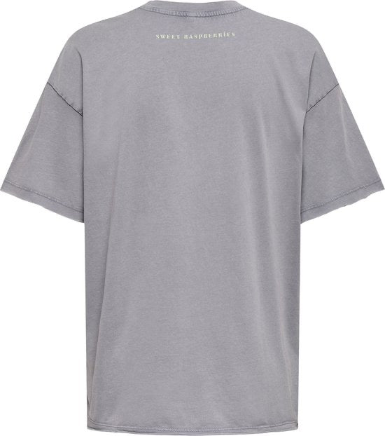 Onlkinna Life S/s Oversize Top Box Jrs - Grijs