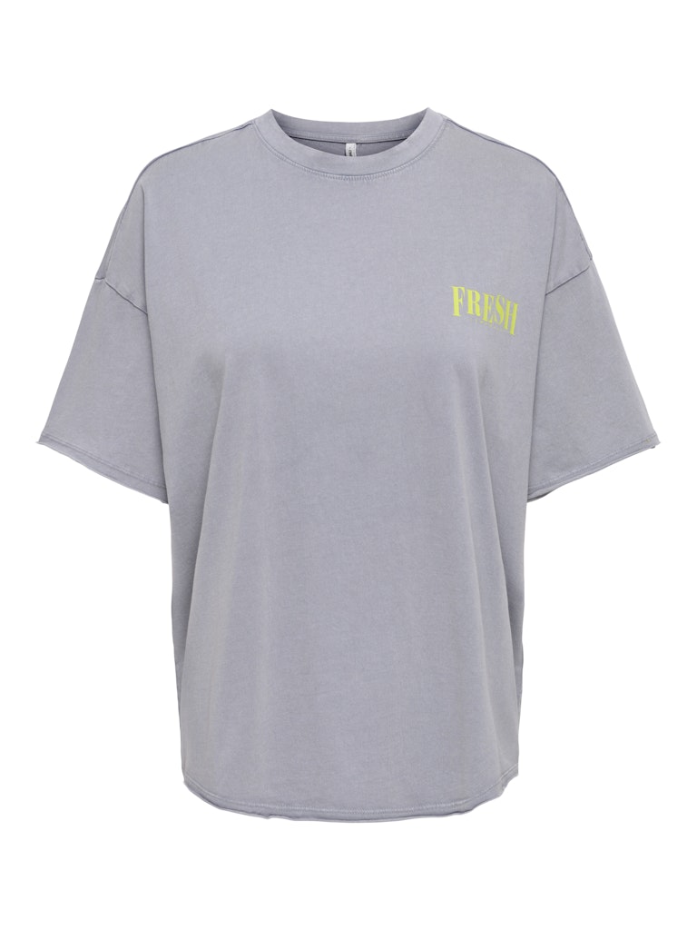 Onlkinna S/s Oversize Top Box Jrs - Lichtgrijs