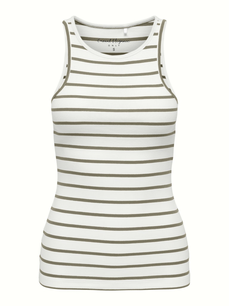 Onlfenja Kenya S/l Top Jrs - Ecru Dessin