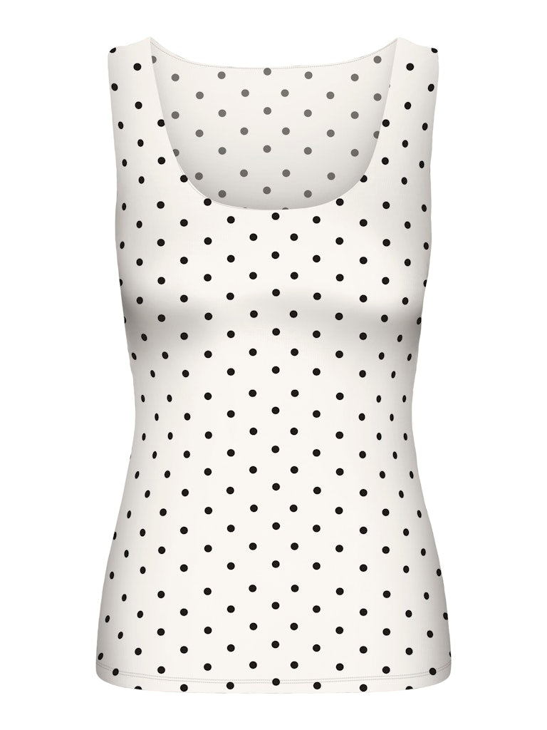 Onllone Aop 2-way Sl Top - Wit Dessin