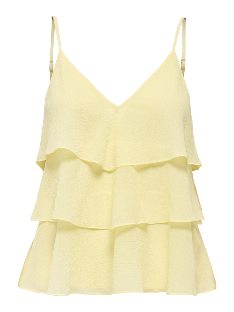 Onllinn Life Flounce Singlet Wvn Noos - Licht Geel