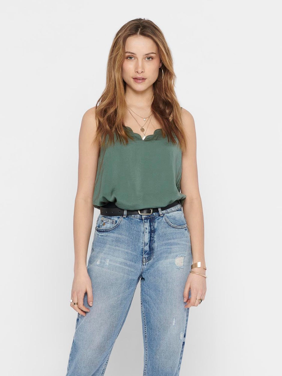 Onldebbie Singlet Noos Wvn - Oud Groen