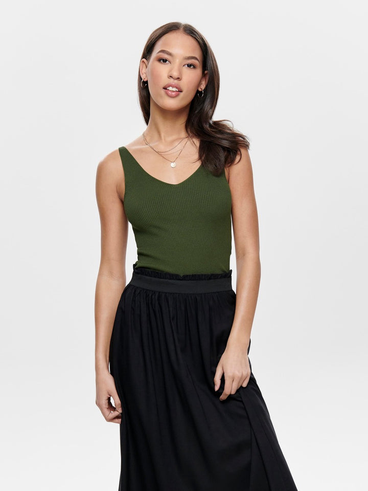 Jdynanna S/l Top Knt Noos - Army