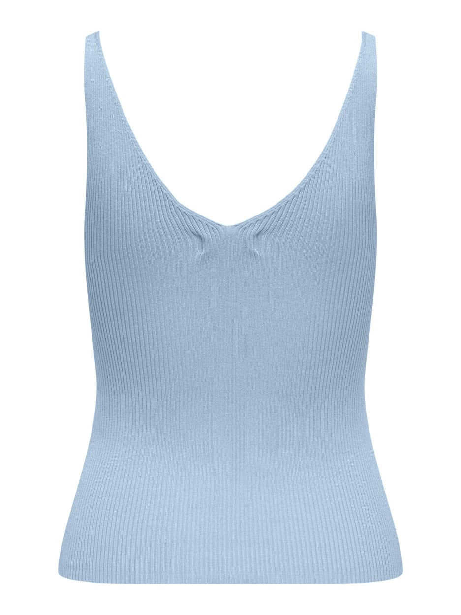 Jdynanna S/l Top Knt Noos - Lichtblauw