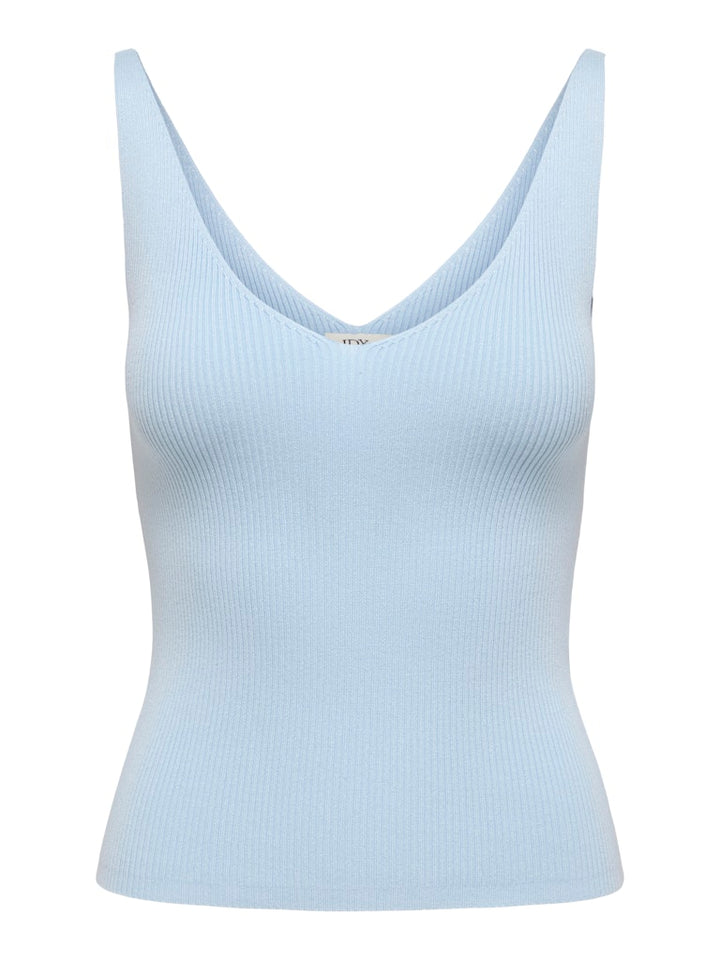 Jdynanna S/l Top Knt Noos - Lichtblauw