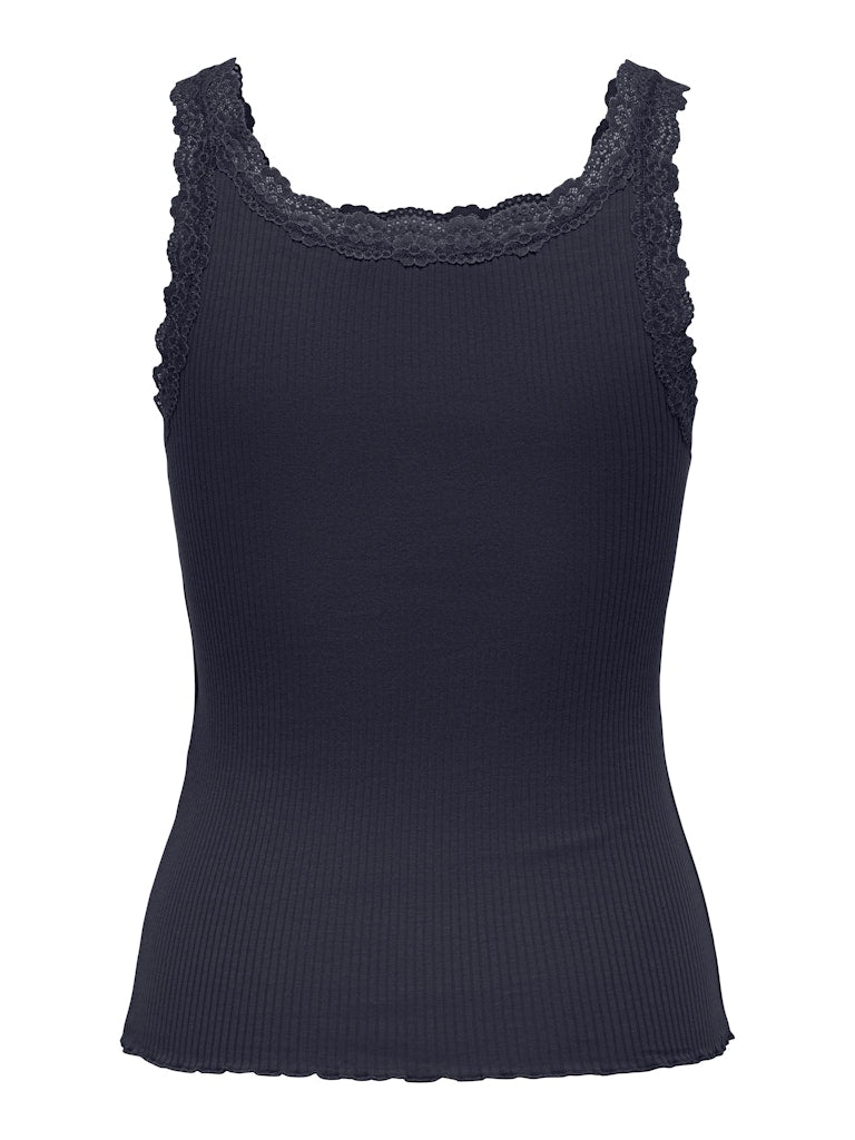 Onlsara Sharai Lace Tank Top - Navy
