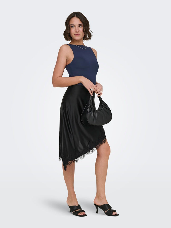 Onlea S/l 2-ways Fit Top Jrs Noos - Navy