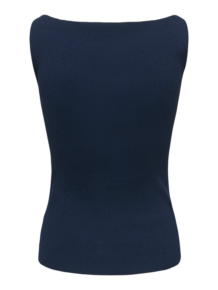 Jdynanna S/l Boat Neck Top Knt - Navy